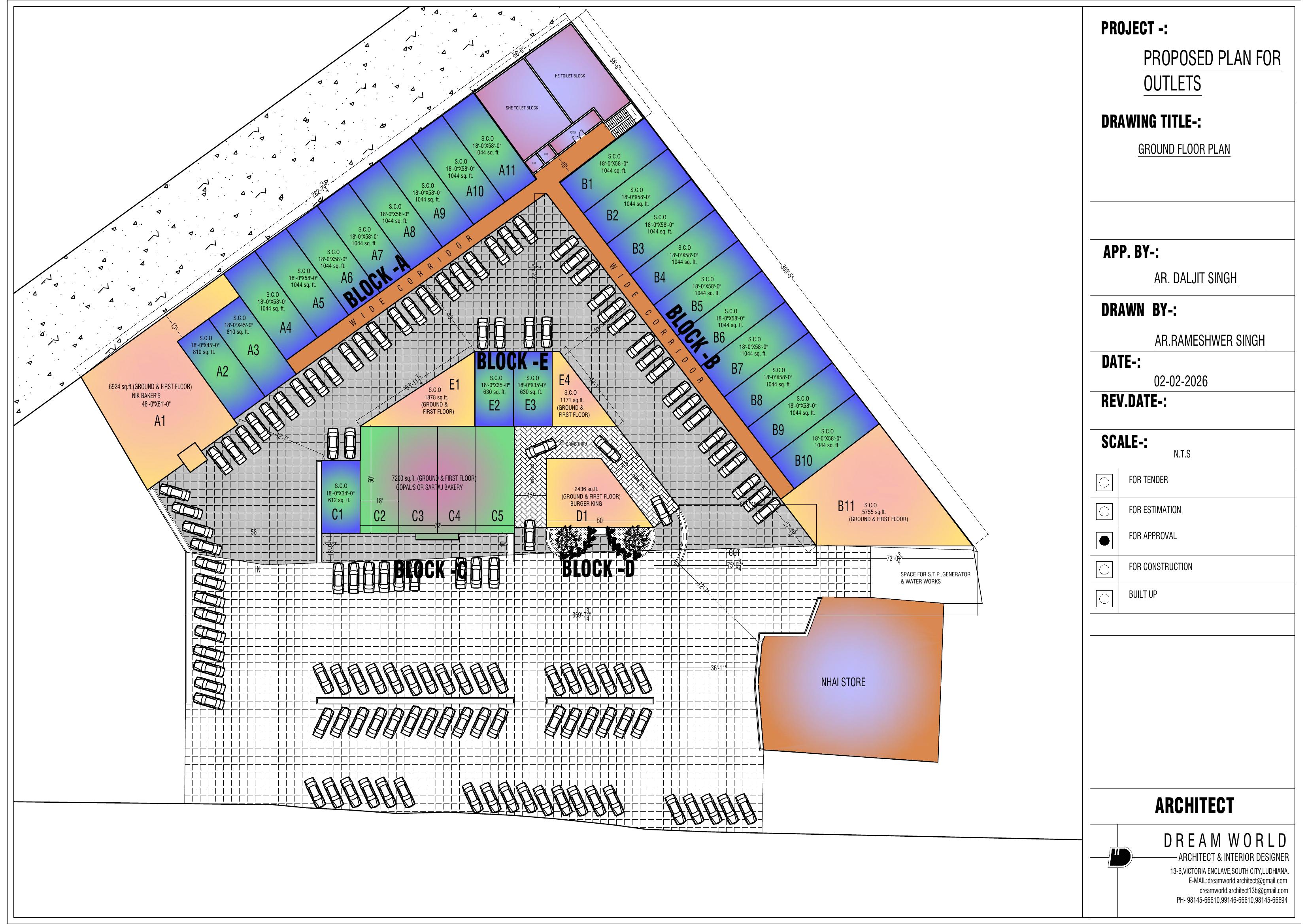 Santosh Complex layout plan preview